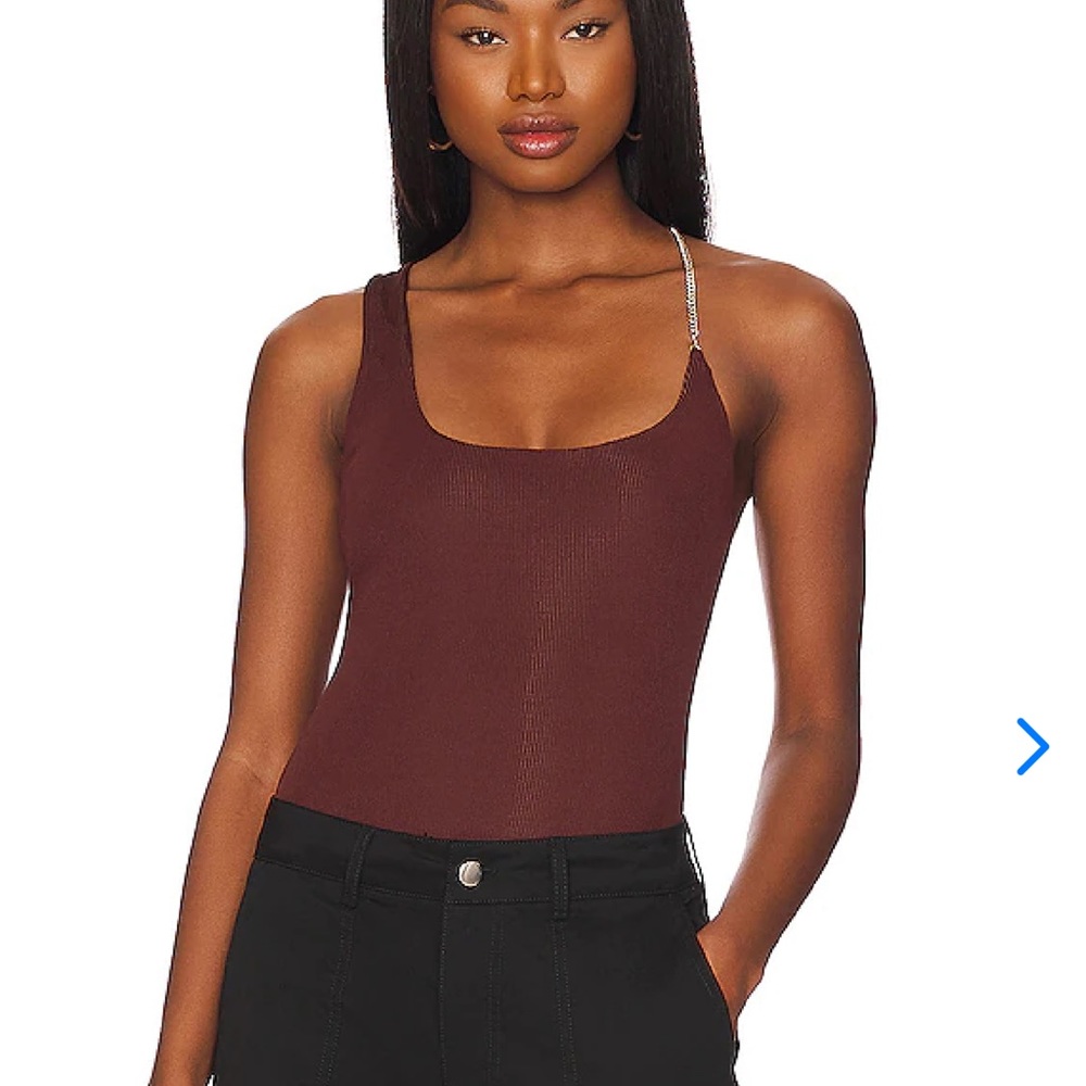 NBD Gileigh Bodysuit in Cocoa Brown Size: Various
